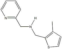 N-[(3-methyl-2-thienyl)methyl]-N-(2-pyridinylmethyl)amine Structure