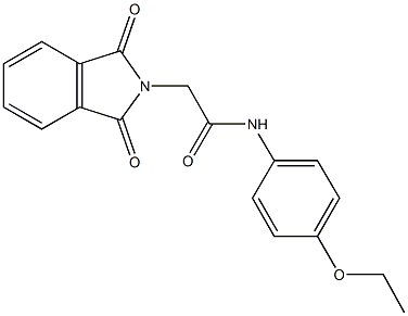 2-(1,3-dioxo-1,3-dihydro-2H-isoindol-2-yl)-N-(4-ethoxyphenyl)acetamide Structure