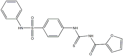 4-{[(2-furoylamino)carbothioyl]amino}-N-phenylbenzenesulfonamide