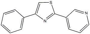 3-(4-phenyl-1,3-thiazol-2-yl)pyridine Struktur