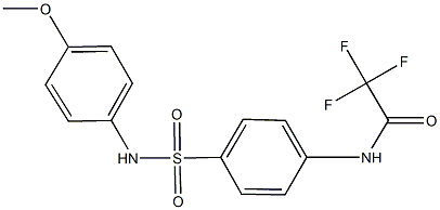 2,2,2-trifluoro-N-{4-[(4-methoxyanilino)sulfonyl]phenyl}acetamide