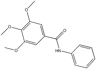 3,4,5-trimethoxy-N-phenylbenzamide Structure