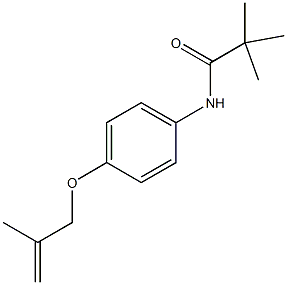 2,2-dimethyl-N-{4-[(2-methyl-2-propenyl)oxy]phenyl}propanamide