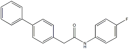 2-[1,1'-biphenyl]-4-yl-N-(4-fluorophenyl)acetamide