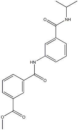 methyl 3-({3-[(isopropylamino)carbonyl]anilino}carbonyl)benzoate