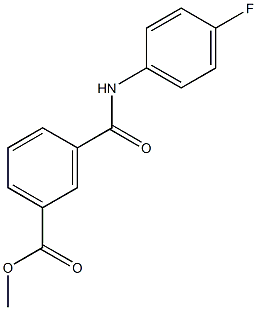 methyl 3-[(4-fluoroanilino)carbonyl]benzoate