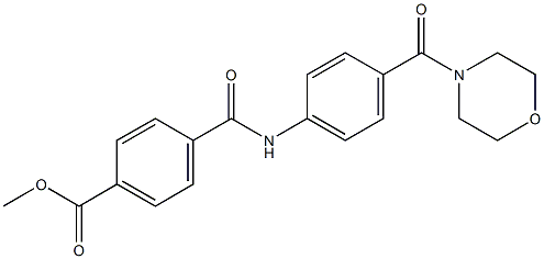 methyl 4-{[4-(4-morpholinylcarbonyl)anilino]carbonyl}benzoate