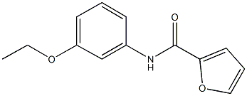 N-(3-ethoxyphenyl)-2-furamide Struktur