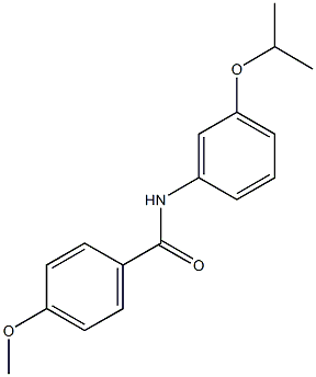 N-(3-isopropoxyphenyl)-4-methoxybenzamide Structure