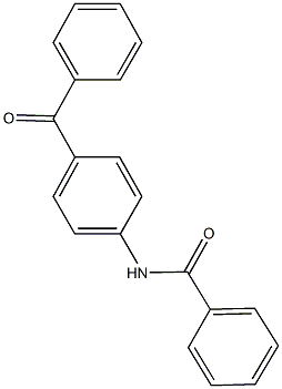 N-(4-benzoylphenyl)benzamide 化学構造式