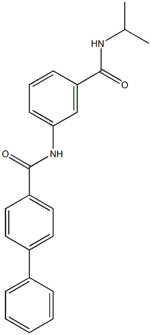 N-{3-[(isopropylamino)carbonyl]phenyl}[1,1'-biphenyl]-4-carboxamide|