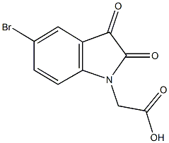 (5-bromo-2,3-dioxo-2,3-dihydro-1H-indol-1-yl)acetic acid|