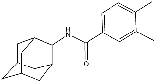 N-(2-adamantyl)-3,4-dimethylbenzamide 结构式