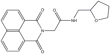 2-(1,3-dioxo-1H-benzo[de]isoquinolin-2(3H)-yl)-N-(tetrahydro-2-furanylmethyl)acetamide|