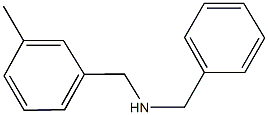 N-benzyl-N-(3-methylbenzyl)amine Struktur