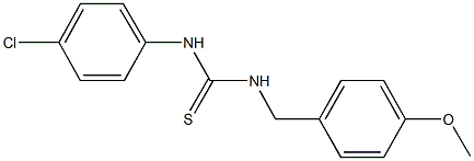 N-(4-chlorophenyl)-N'-(4-methoxybenzyl)thiourea