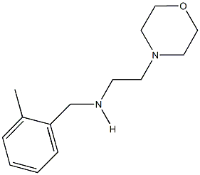 N-(2-methylbenzyl)-N-[2-(4-morpholinyl)ethyl]amine 结构式