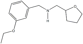 N-(3-ethoxybenzyl)-N-(tetrahydro-2-furanylmethyl)amine Structure