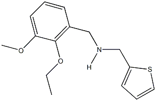 N-(2-ethoxy-3-methoxybenzyl)-N-(2-thienylmethyl)amine Structure