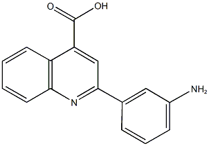  2-(3-aminophenyl)-4-quinolinecarboxylic acid