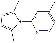 2-(2,5-dimethyl-1H-pyrrol-1-yl)-4-methylpyridine 化学構造式