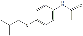 N-(4-isobutoxyphenyl)acetamide Structure