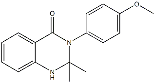  3-(4-methoxyphenyl)-2,2-dimethyl-2,3-dihydro-4(1H)-quinazolinone