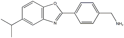 4-(5-isopropyl-1,3-benzoxazol-2-yl)benzylamine