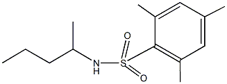 2,4,6-trimethyl-N-(1-methylbutyl)benzenesulfonamide