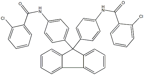 2-chloro-N-[4-(9-{4-[(2-chlorobenzoyl)amino]phenyl}-9H-fluoren-9-yl)phenyl]benzamide