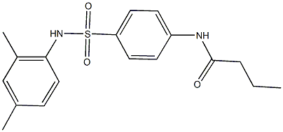 N-{4-[(2,4-dimethylanilino)sulfonyl]phenyl}butanamide