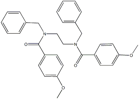 N-benzyl-N-{2-[benzyl(4-methoxybenzoyl)amino]ethyl}-4-methoxybenzamide