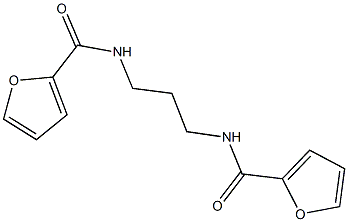 N-[3-(2-furoylamino)propyl]-2-furamide Struktur
