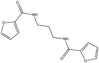 N-[3-(2-furoylamino)propyl]-2-furamide,,结构式