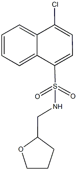  4-chloro-N-(tetrahydro-2-furanylmethyl)-1-naphthalenesulfonamide