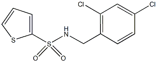 N-(2,4-dichlorobenzyl)-2-thiophenesulfonamide 结构式