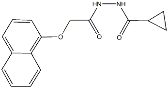 N'-[2-(1-naphthyloxy)acetyl]cyclopropanecarbohydrazide