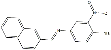 N~4~-(2-naphthylmethylene)-2-nitro-1,4-benzenediamine Structure