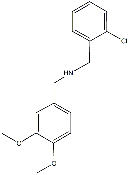 (2-chlorophenyl)-N-(3,4-dimethoxybenzyl)methanamine Structure