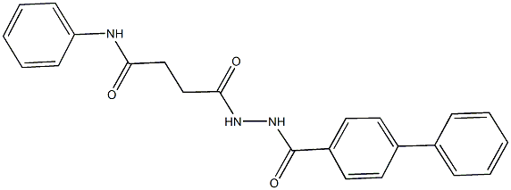 4-[2-([1,1'-biphenyl]-4-ylcarbonyl)hydrazino]-4-oxo-N-phenylbutanamide