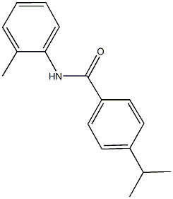 4-isopropyl-N-(2-methylphenyl)benzamide Struktur