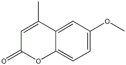 6-methoxy-4-methyl-2H-chromen-2-one Structure