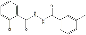 2-chloro-N'-[(3-methylphenyl)carbonyl]benzohydrazide Structure