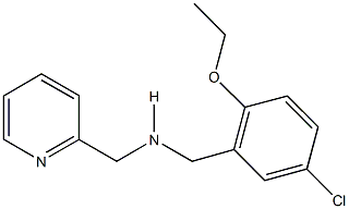 N-(5-chloro-2-ethoxybenzyl)-N-(2-pyridinylmethyl)amine,,结构式