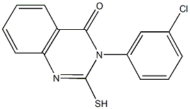 3-(3-chlorophenyl)-2-thioxo-2,3-dihydro-4(1H)-quinazolinone