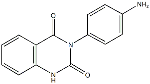 3-(4-aminophenyl)-2,4(1H,3H)-quinazolinedione,,结构式