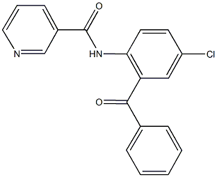 N-(2-benzoyl-4-chlorophenyl)nicotinamide