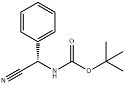 tert-butyl cyano(phenyl)methylcarbamate Structure