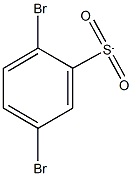 1,4-dibromo-2-(dioxidosulfanyl)benzene,,结构式