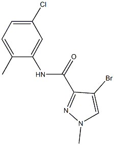  4-bromo-N-(5-chloro-2-methylphenyl)-1-methyl-1H-pyrazole-3-carboxamide